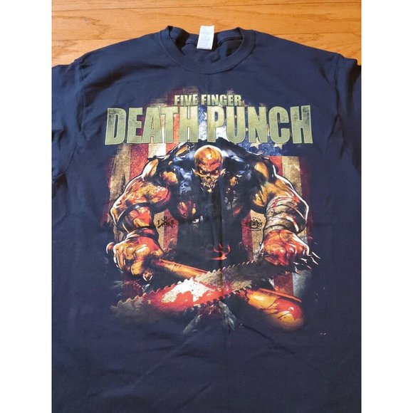 Got Your Six Tour Five Finger Death Punch Tour 2015 Concert T Shirt Size Large - Picture 2 of 6